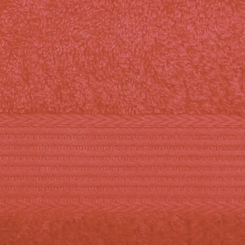 Juego  Toallas Algodón  Rojo 100% Algodón