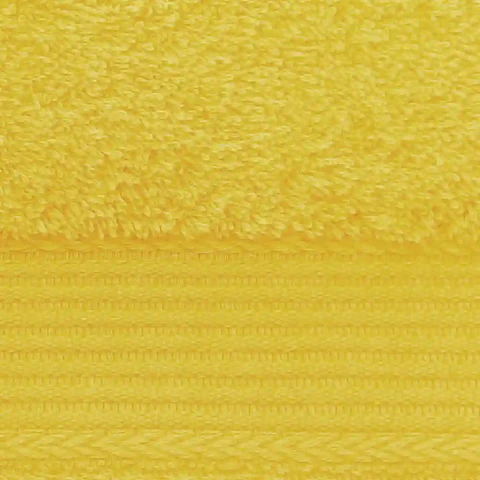 Juego  Toallas Algodón Amarillo 100% algodón