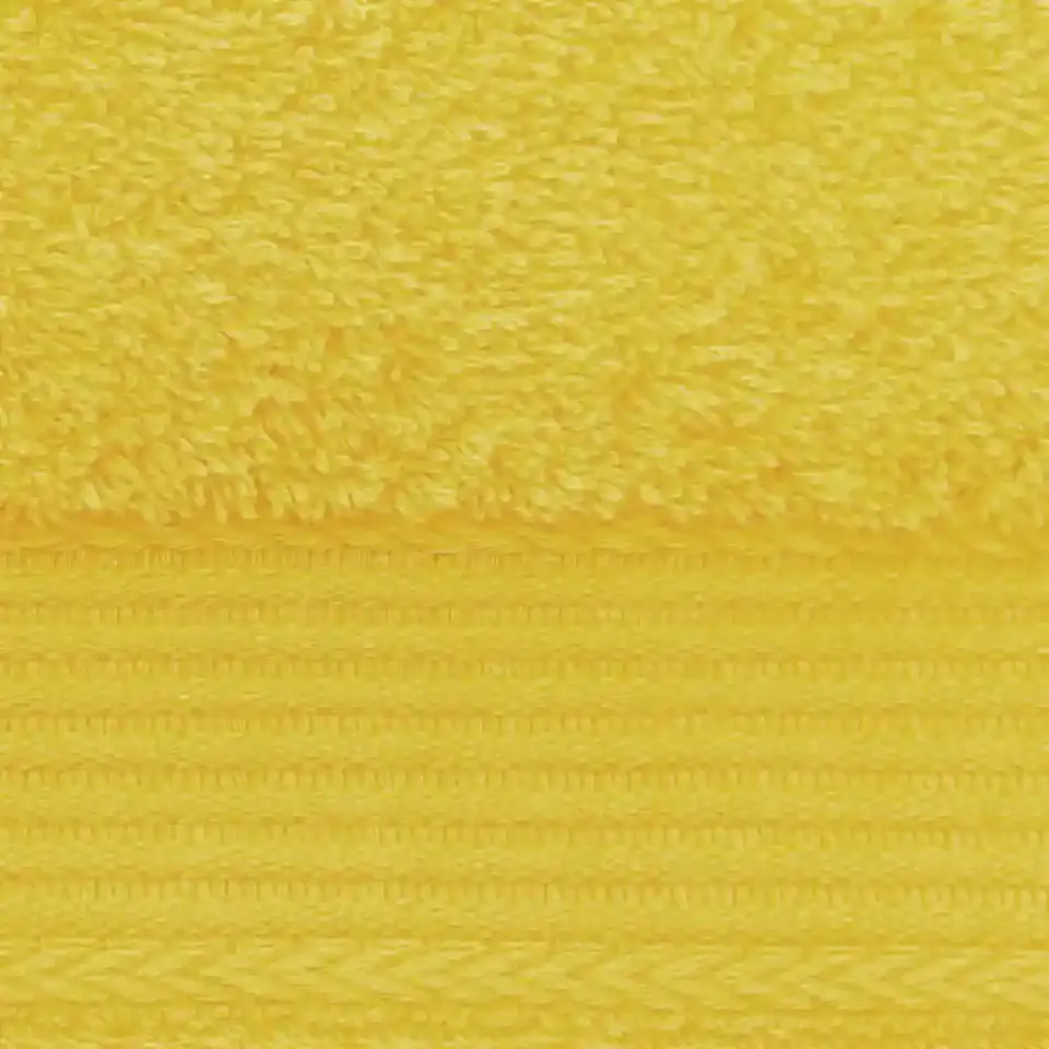 Juego  Toallas Algodón Amarillo 100% algodón 2