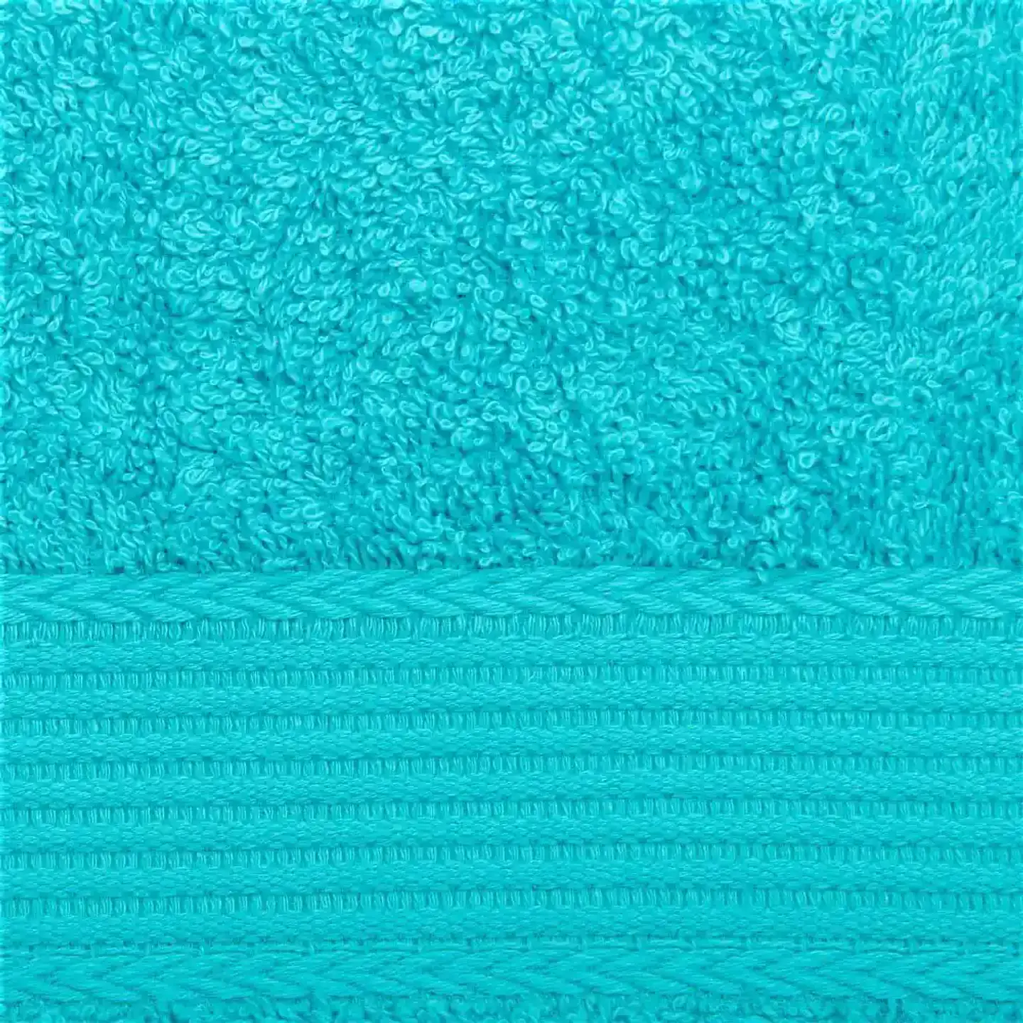 Juego Toallas Algodón  Turquesa 100% Algodón 3