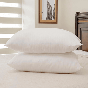 Pack 2 Almohadas Microfibra 50x70 Hipoalergénica White