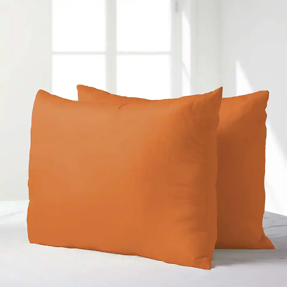 Pack Almohadas 50X70 Microfibra Naranja 1