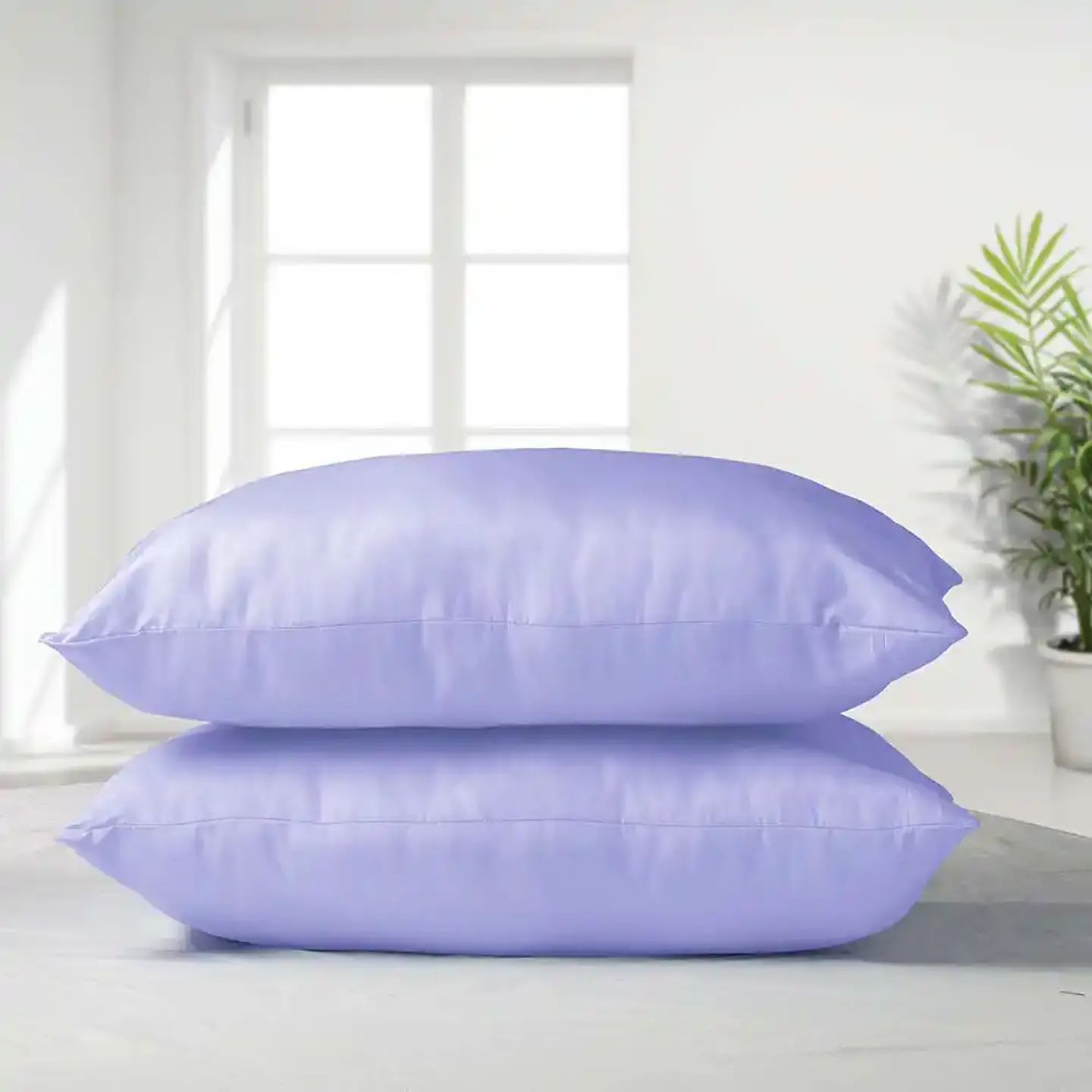Pack Almohadas 50X70 Microfibra lila 2