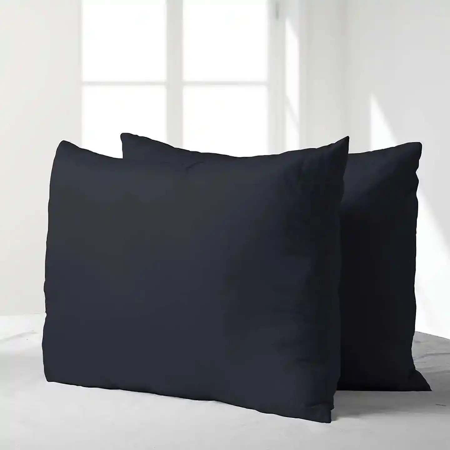 Pack Almohadas 50X70 Microfibra Negro 1