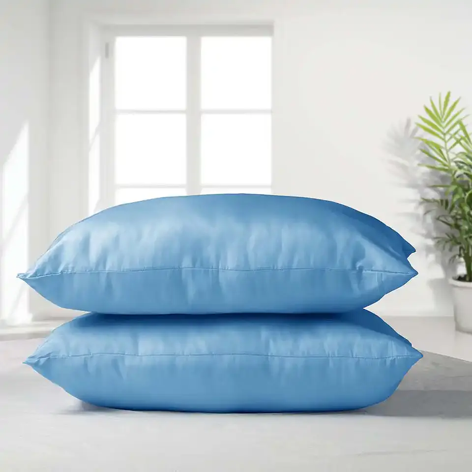 Pack Almohadas 50X70 Microfibra Turquesa 2