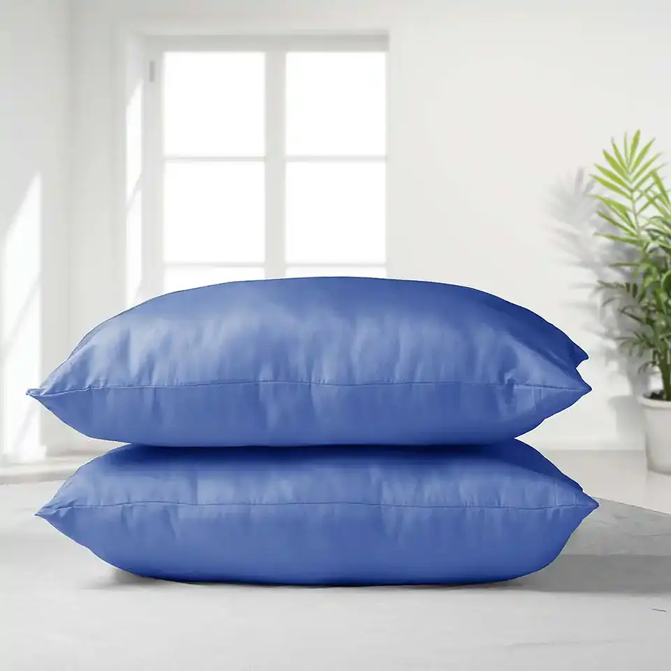 Pack Almohadas 50X70 Microfibra Azul 2