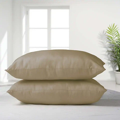 Pack Almohadas 50X70 Microfibra Beige