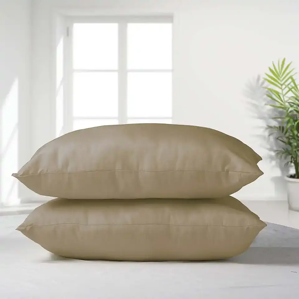 Pack Almohadas 50X70 Microfibra Beige 2