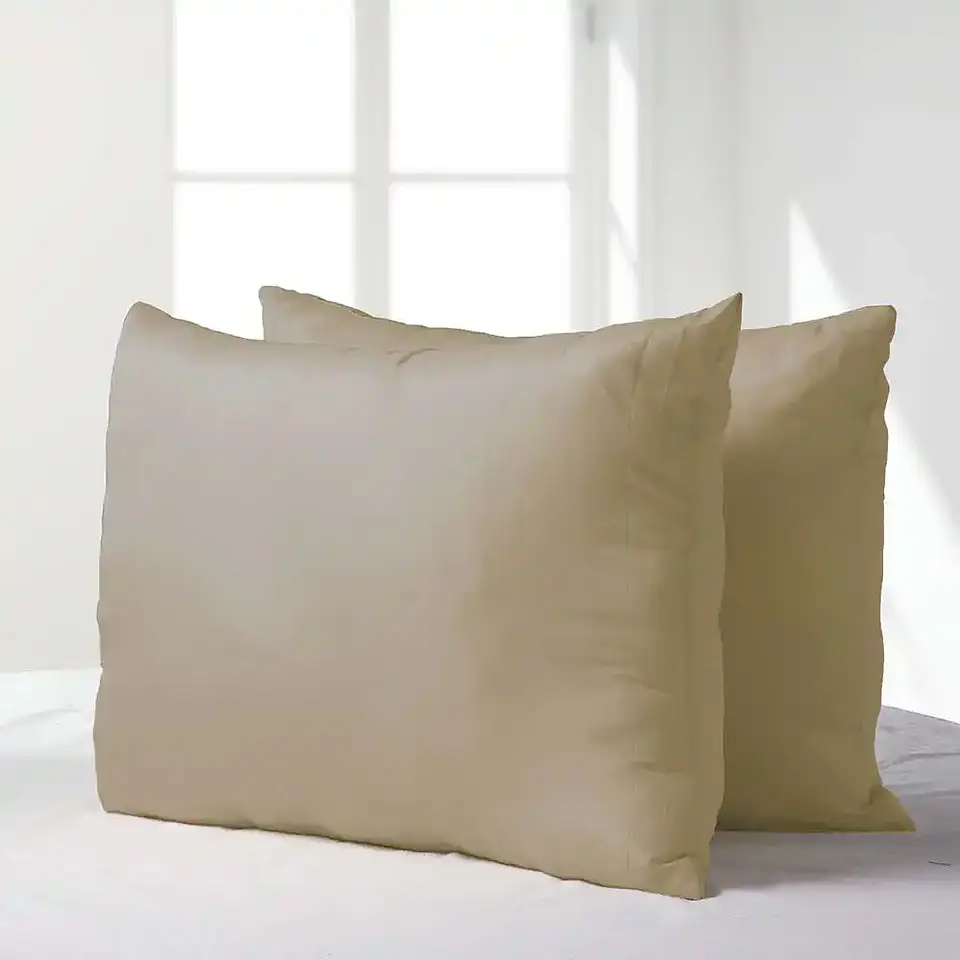Pack Almohadas 50X70 Microfibra Beige 1