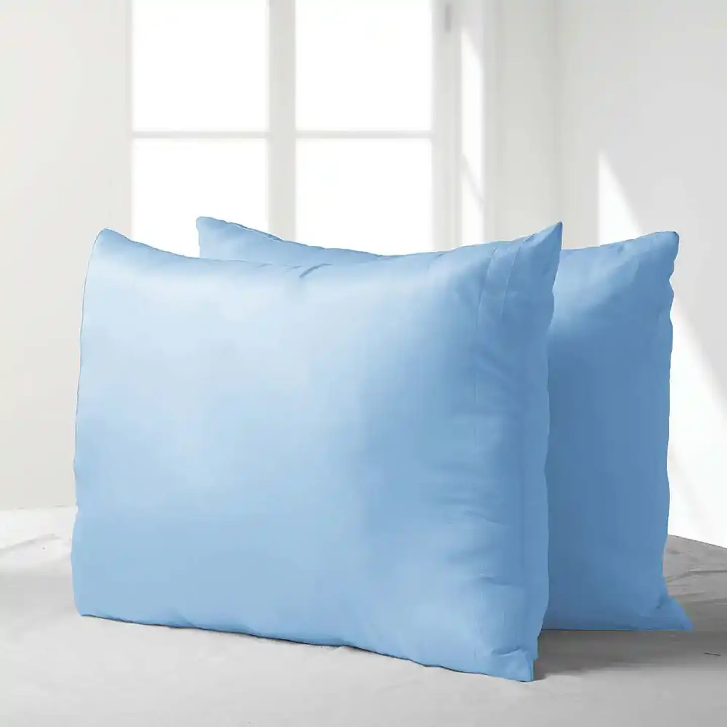 Pack Almohadas 50X70 Microfibra Celeste 1