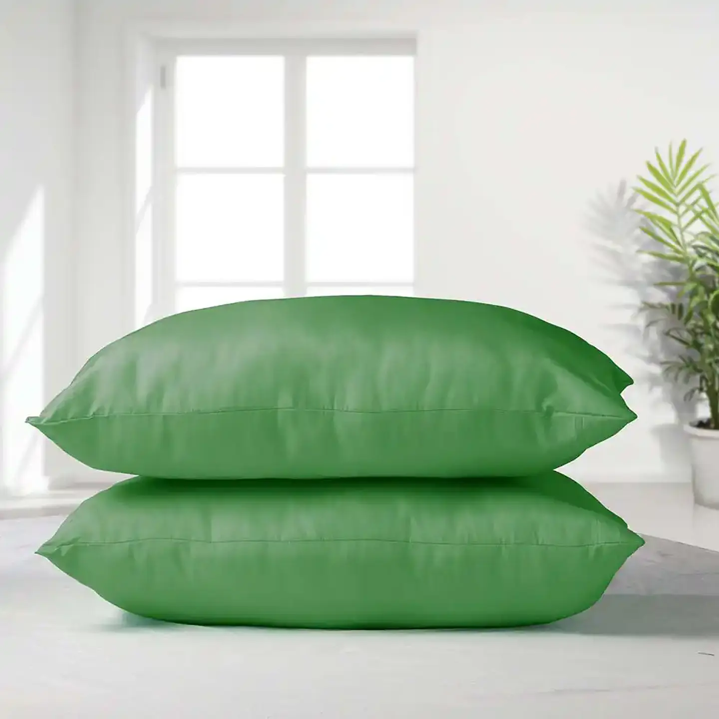 Pack Almohadas 50X70 Microfibra Verde Navidad 2