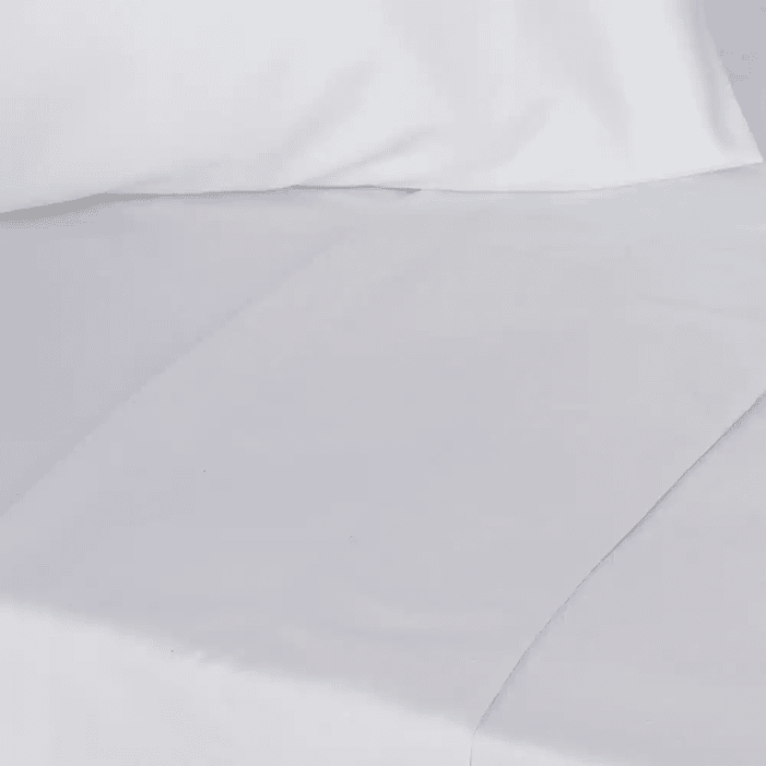 Juego de Sábanas Lisas 3 Piezas 1,5 Plaza White 2