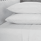 Juego de Sábanas Lisas 4 Piezas King White - Miniatura 3
