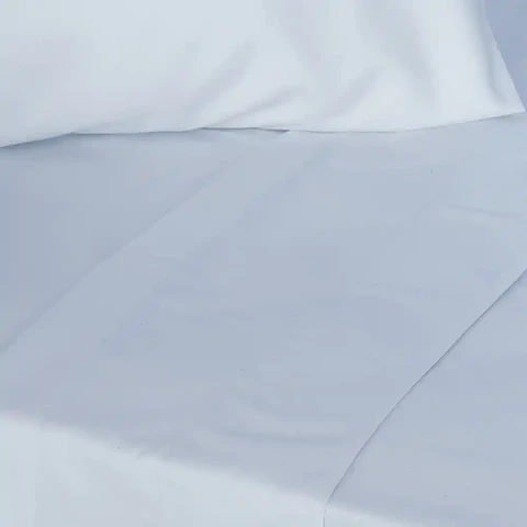 Juego de Sábanas Lisas 1 PL Celeste