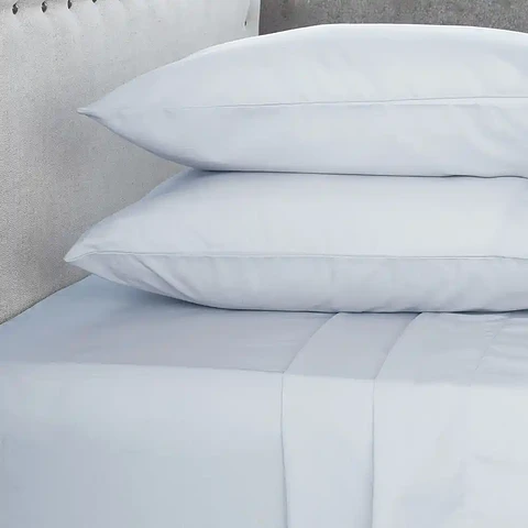 Juego de Sábanas Lisas  Super King Celeste