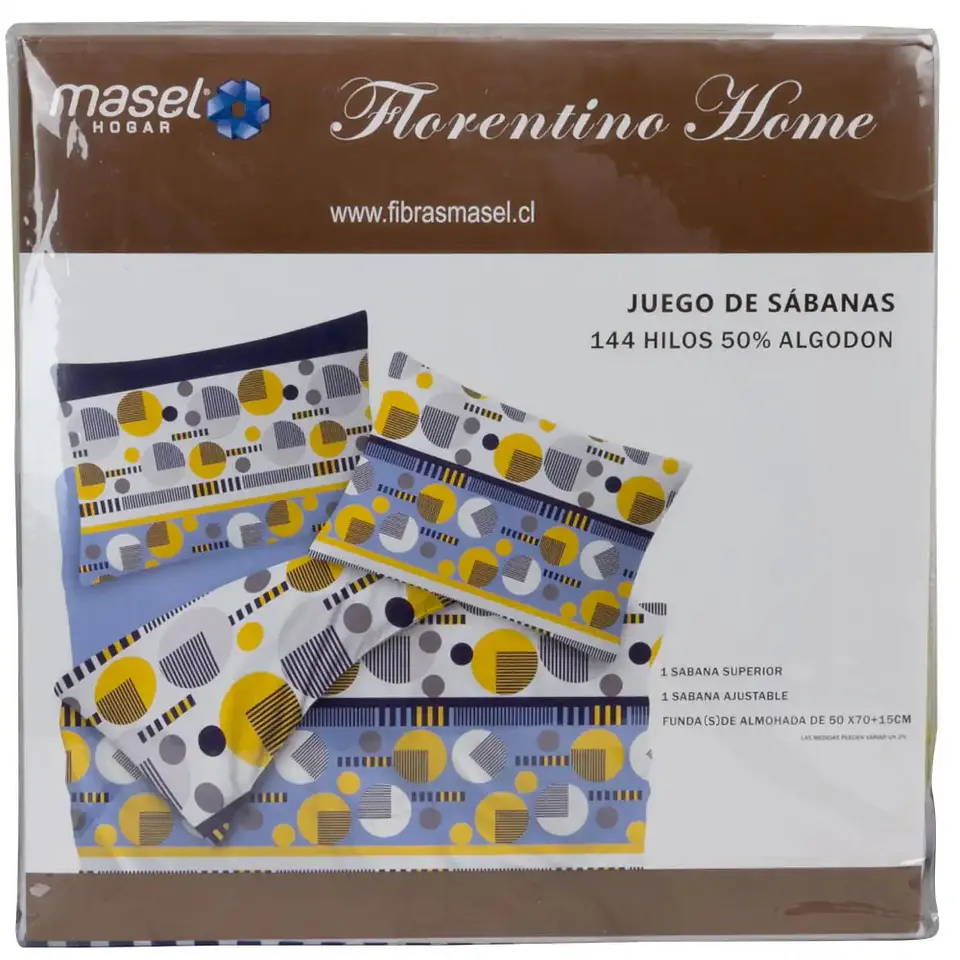 Juego de Sábanas Pacman Blue 2 plaza 4