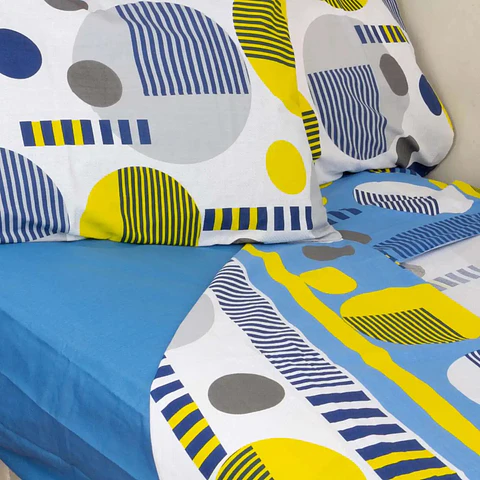 Juego de Sábanas Pacman Blue 2 plaza