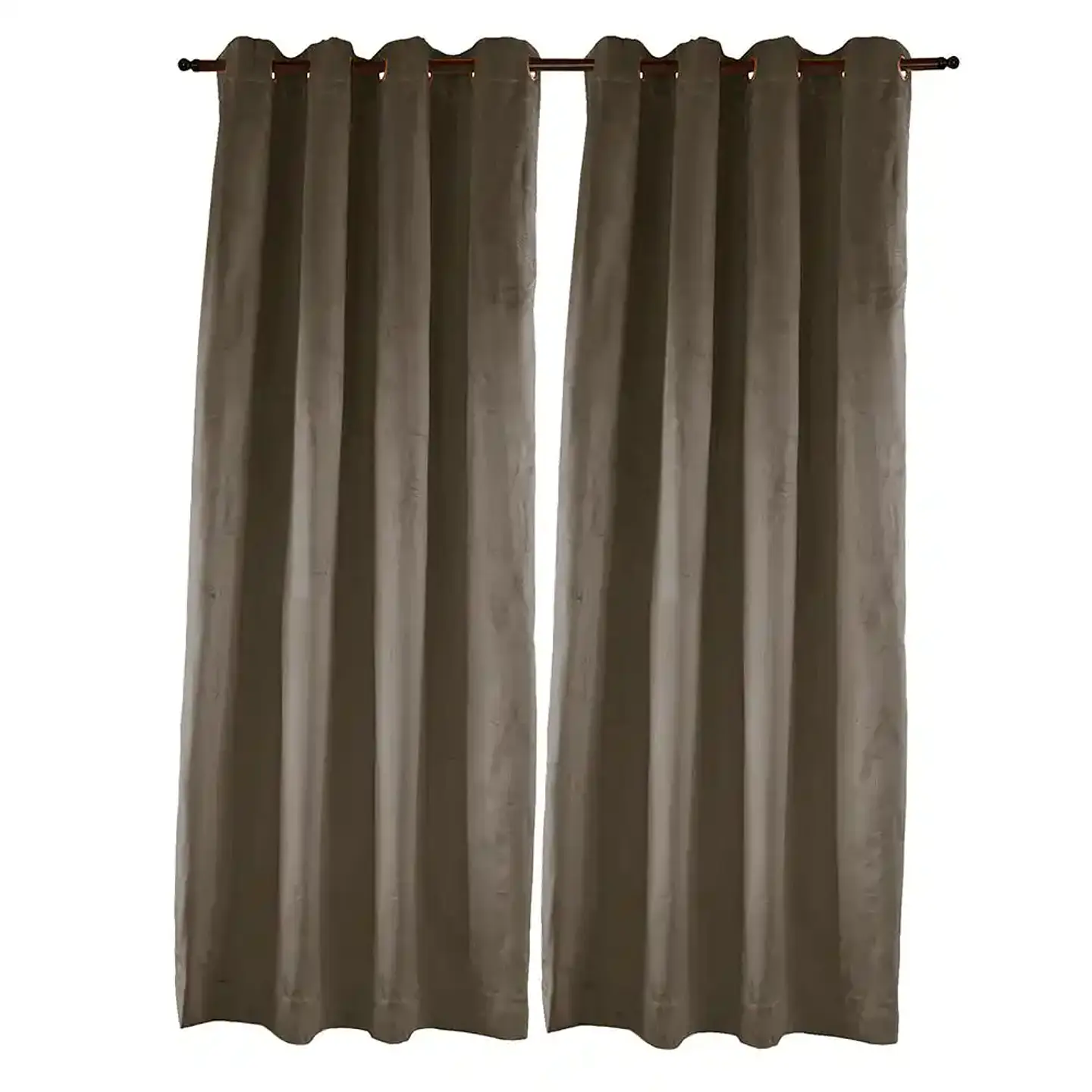 Cortina Argollas NEW VELVET 1.40 X 2.25 TABACO 2