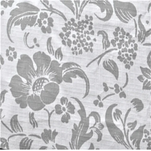 Mantel PVC Flores Grey Rectangular 1.40x2.10 cm.