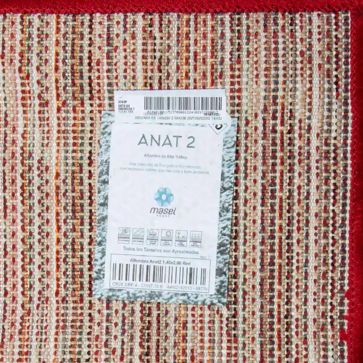 Alfombra Anat2 1.60x2.30 Rojo 3