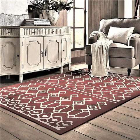 Alfombra Anat2 1.60x2.30 Rojo