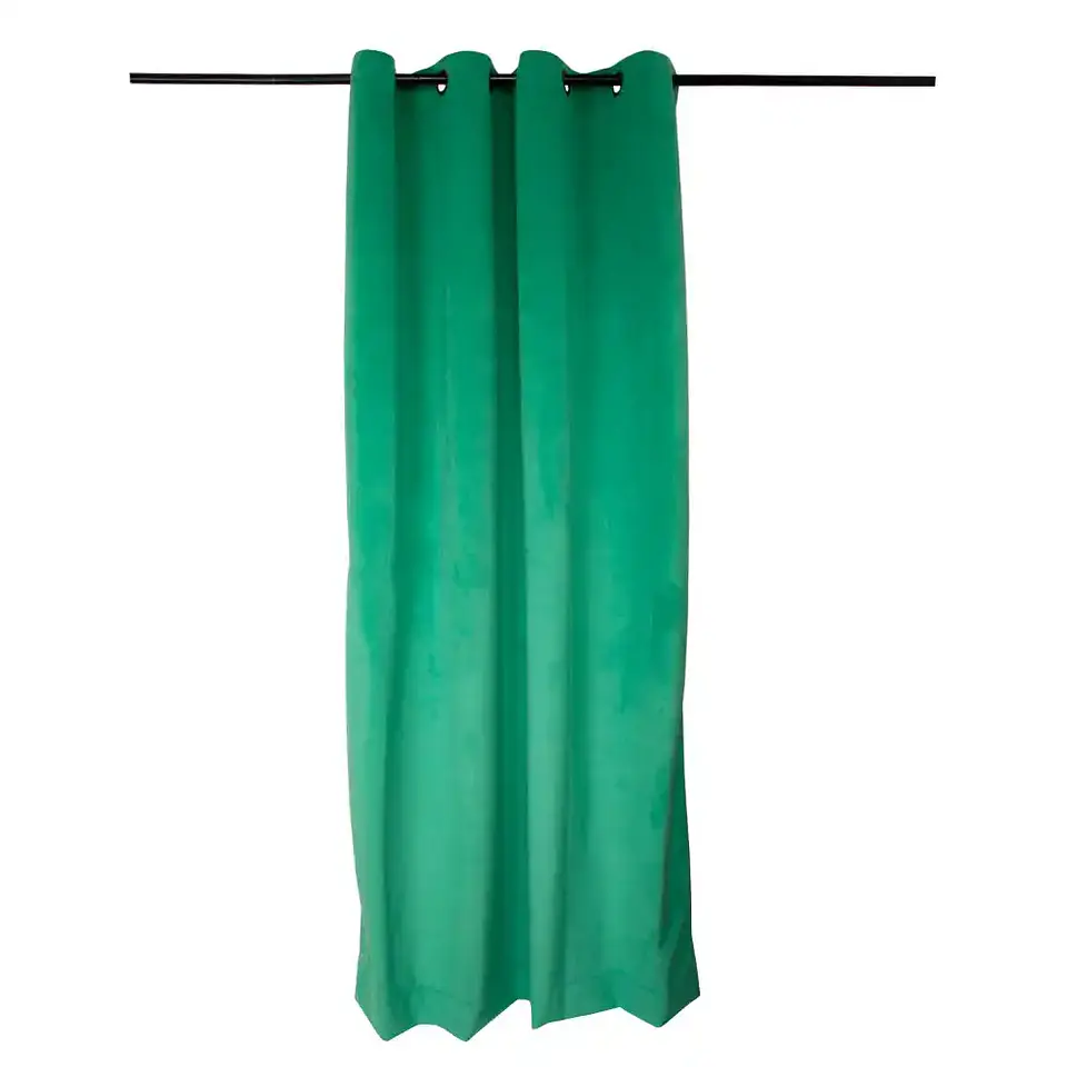 Cortina Argollas NEW VELVET 1.40 X 2.25 VERDE CATA 3