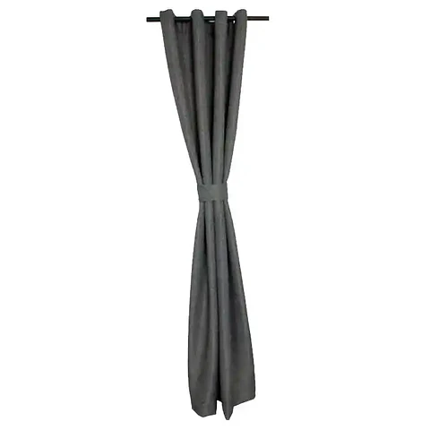 Cortina Argollas Kikar  Gris Oscuro 140x225