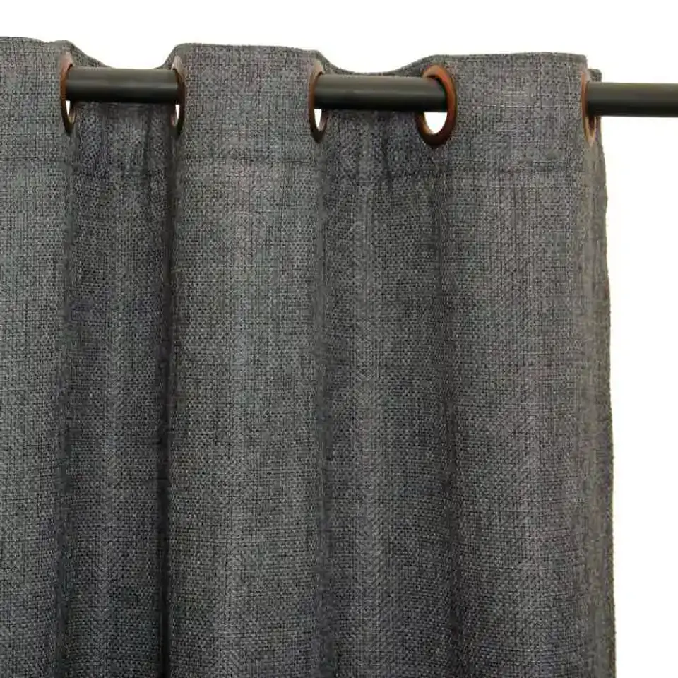 Cortina Argollas Kikar  Gris Oscuro 140x225 1