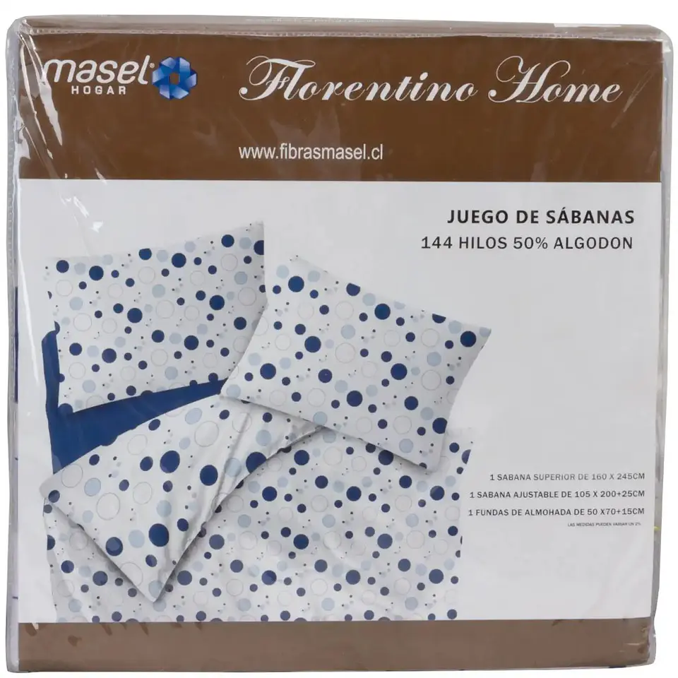 Juego de Sábanas Burbujas Blue King 2