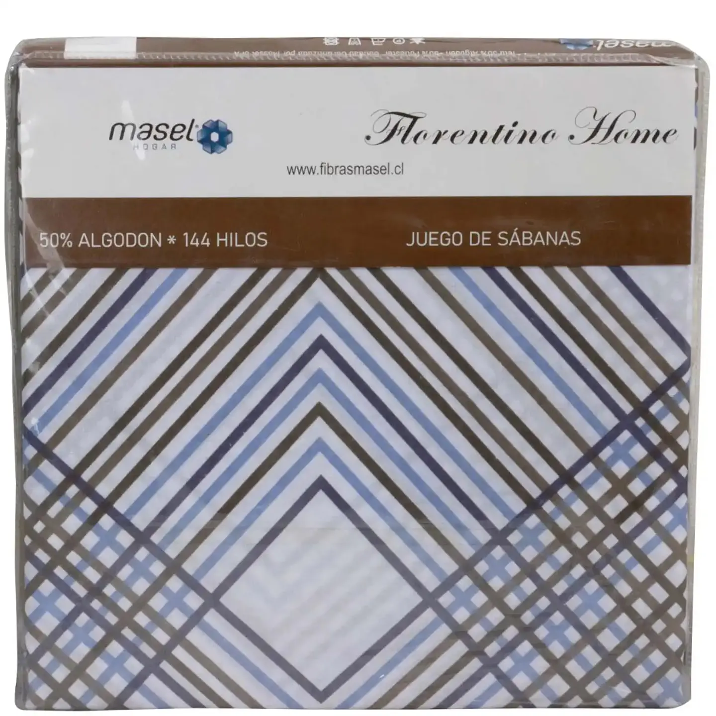 Juego de Sábanas Line Taupe King 4