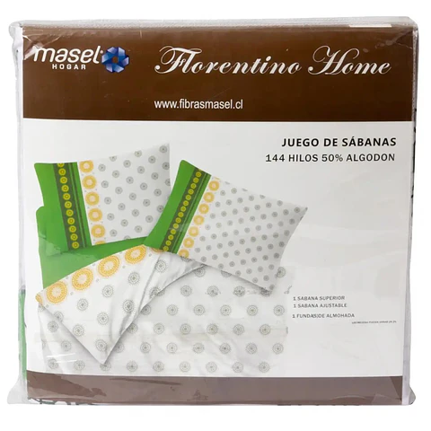 Juego de Sábanas Runas Green King