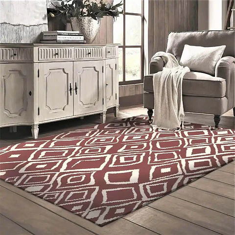Alfombra Anat3 1.40x200 Rojo