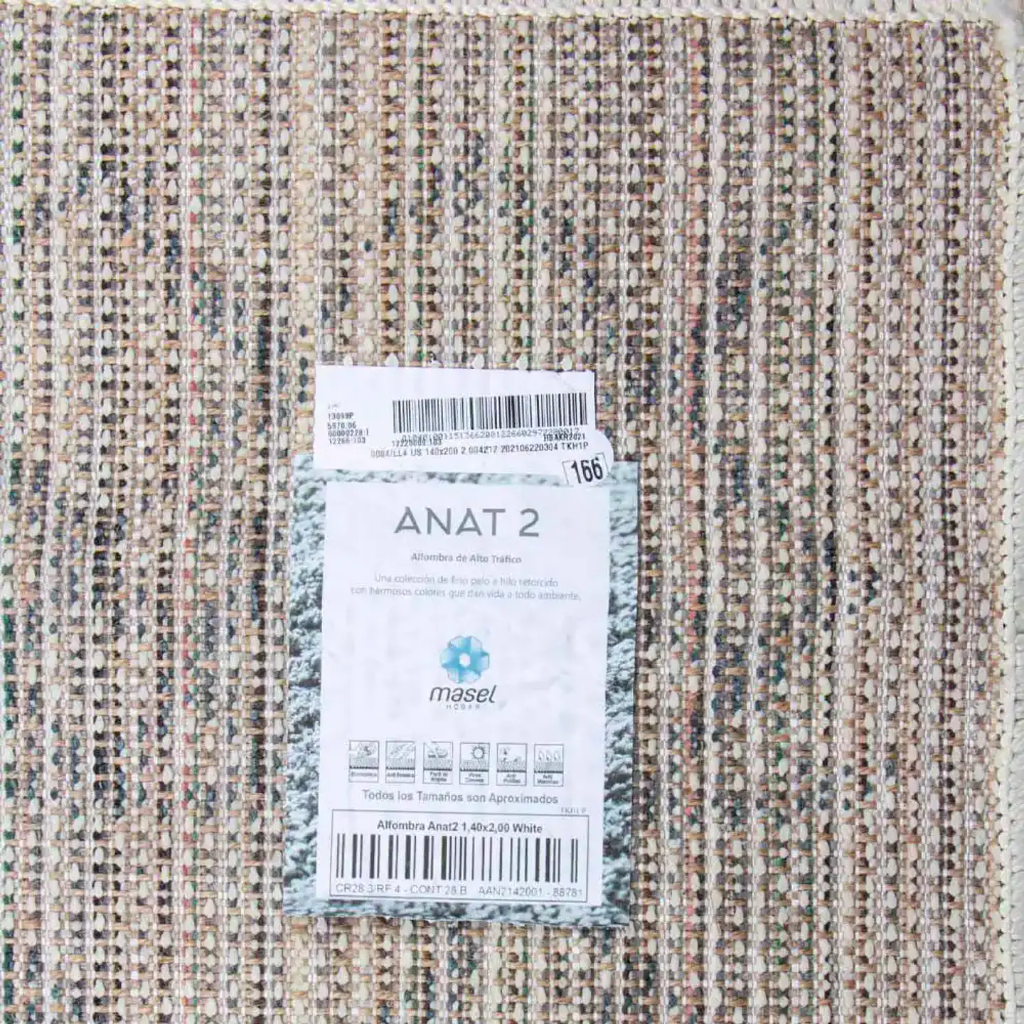 Alfombra Anat2 160x230 Blanco 3