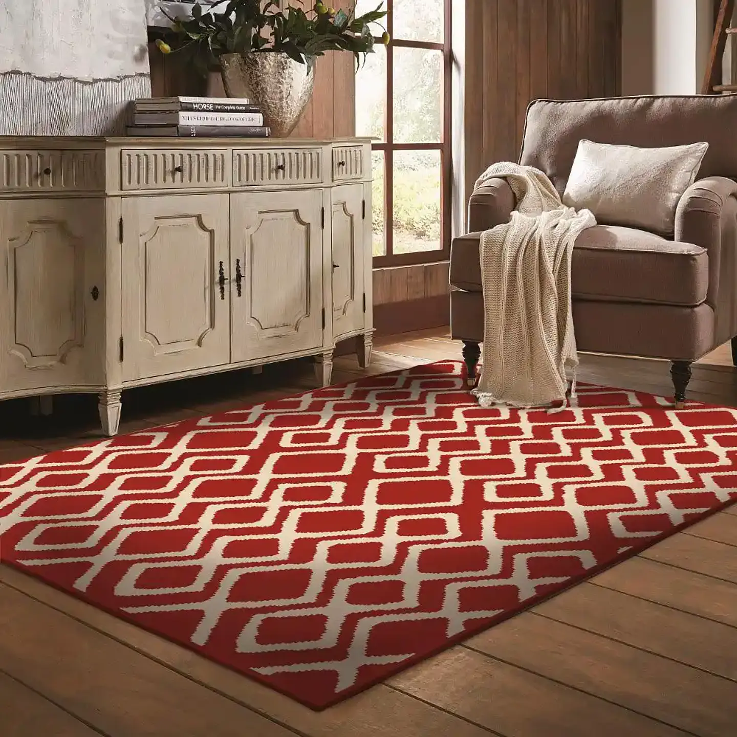 Alfombra Anat1 200x285 Rojo 1