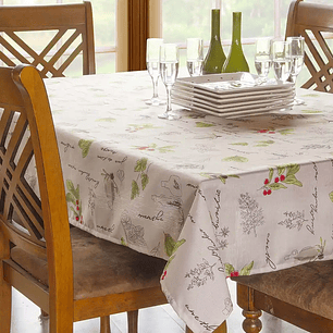 Mantel Linette Cherry 150X150 Ivory