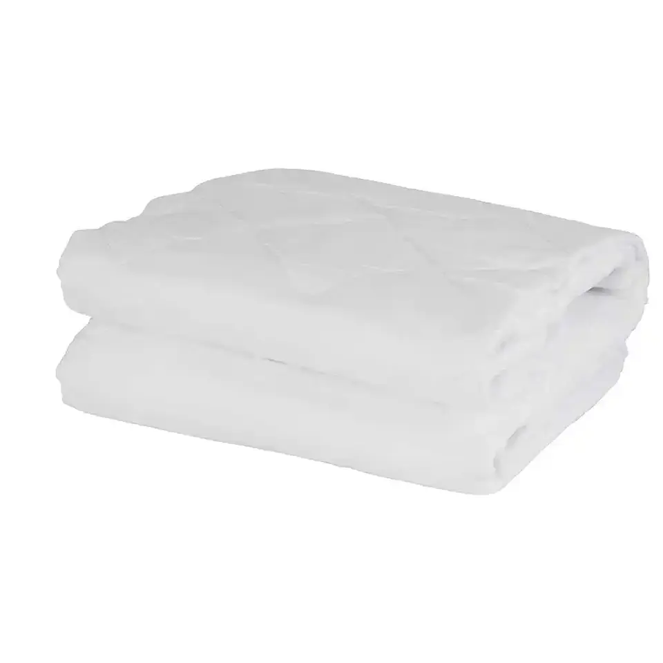 Cubre colchón microfibra faldón 1.5 PL Blanco 3