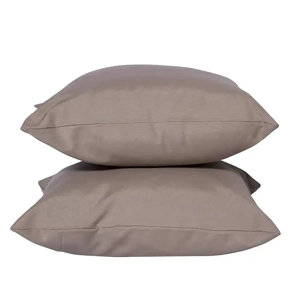 Set 2 Cojines Lona Tintada Siena Taupe 45x45 2