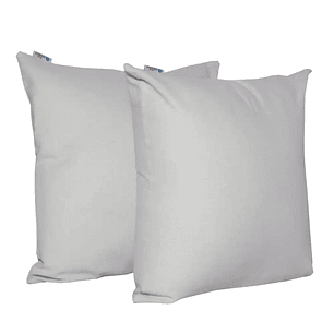 Set 2 Cojines Lona Jacquard Laika Light Grey 45x45