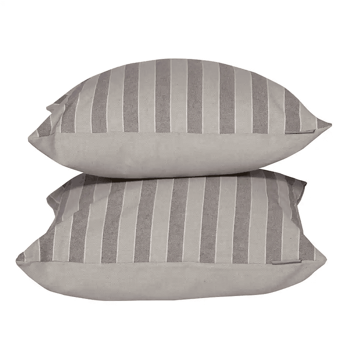 Set 2 Cojines Culla Trebol Chocolate 45X45cm 2