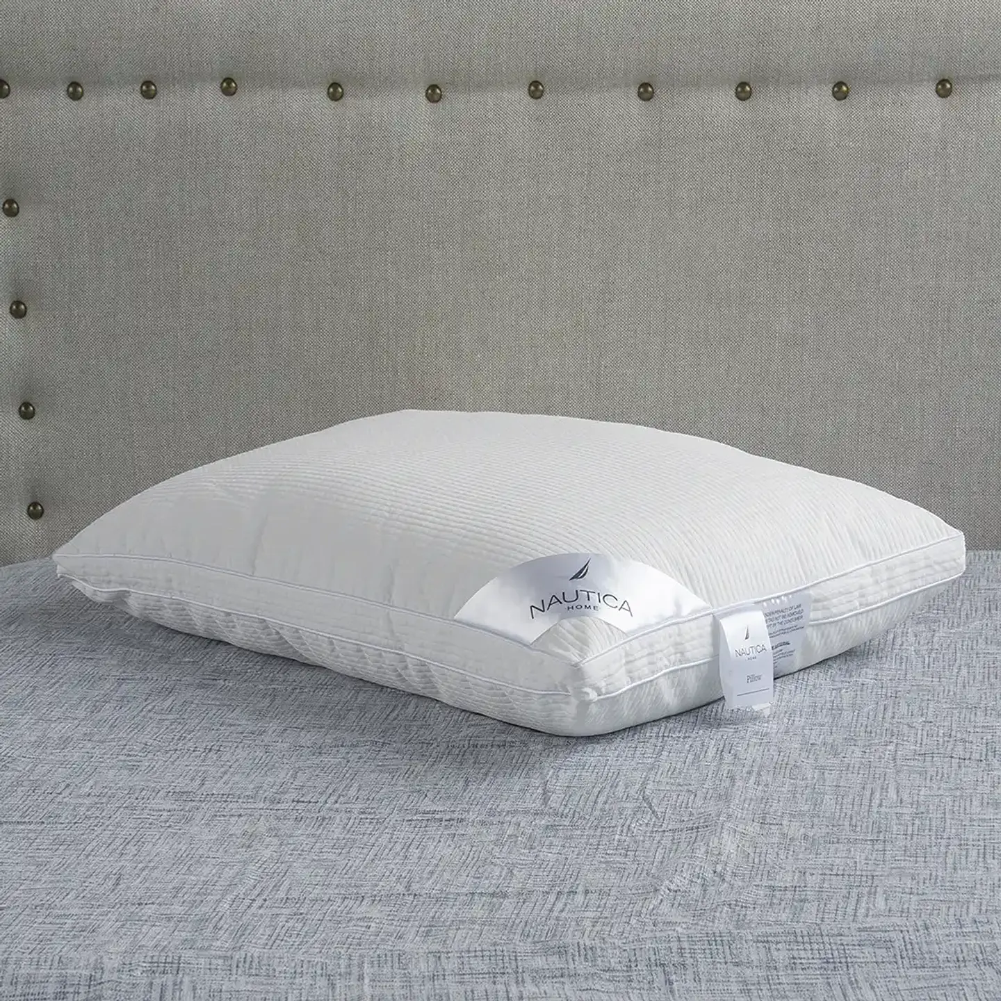 Almohada Microfibra Nautica Borde Satinado 50x70 4