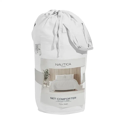 Juego plumón y Fundas Nautica 2 plazas Blanco