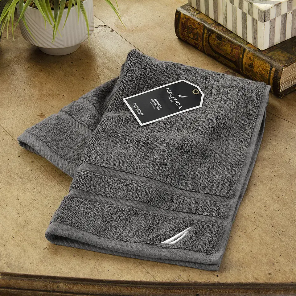 Toalla Mano Nautica 40x60 Gris Oscuro 2