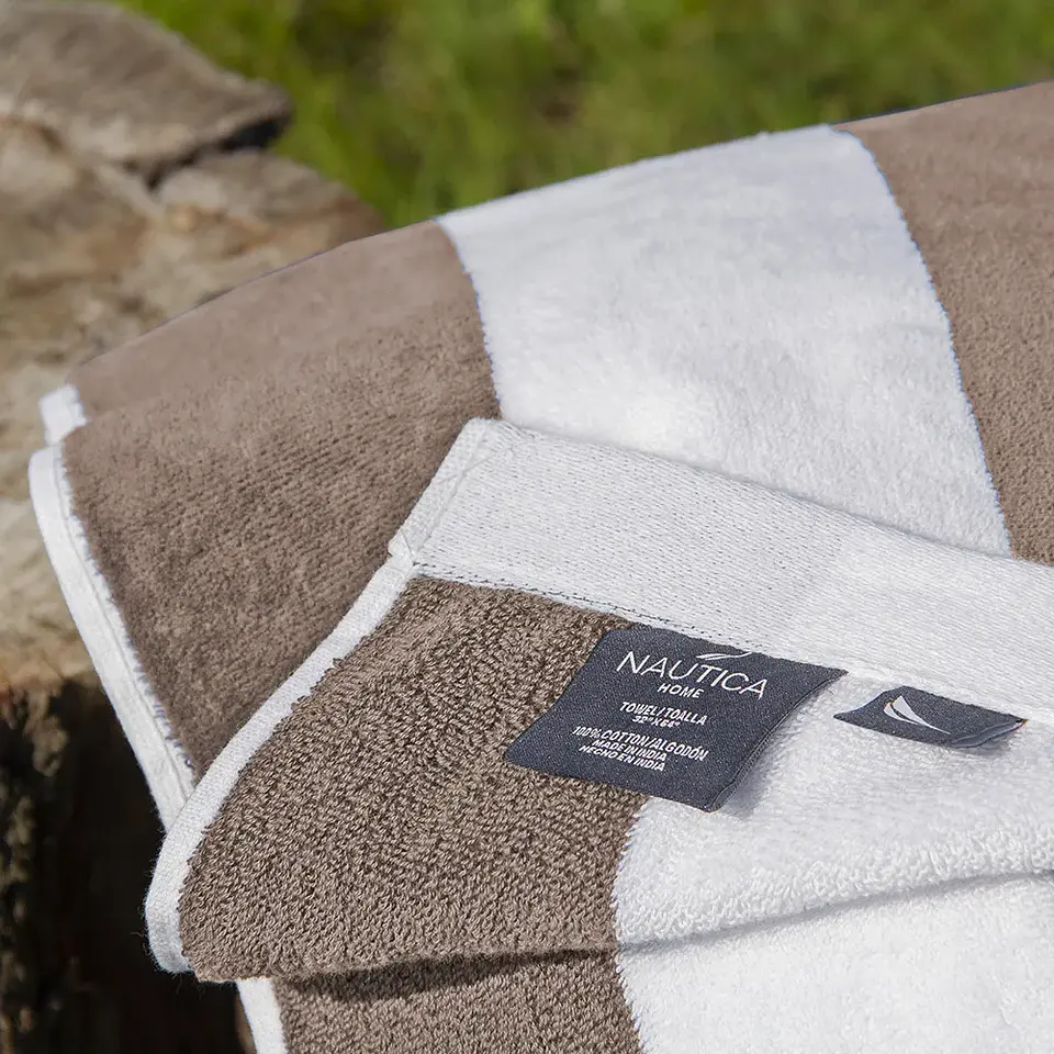 Toalla Playa Nautica 80x160 Beige 3
