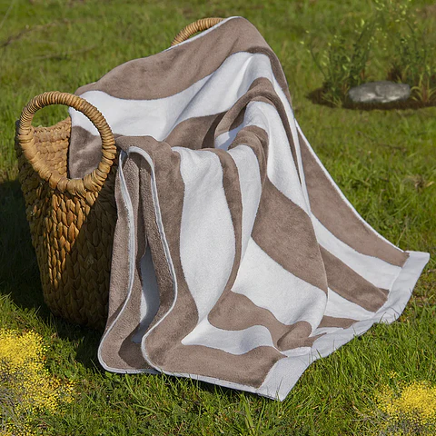 Toalla Playa Nautica 80x160 Beige