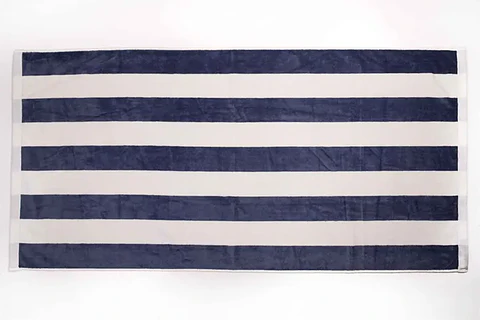 Toalla Playa Nautica 80x160 Azul