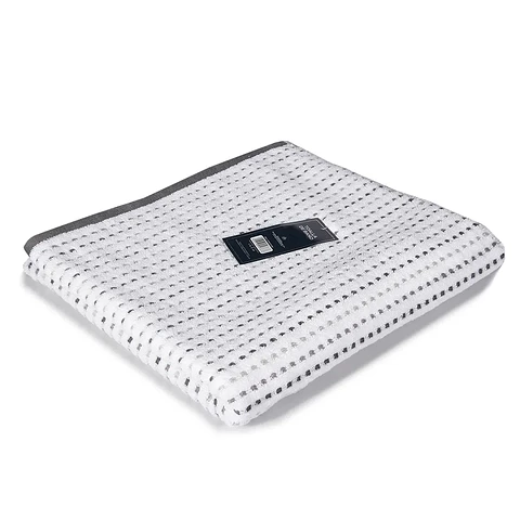 Toalla Baño Stripe Nautica 76 x 137 Blanco/Gris