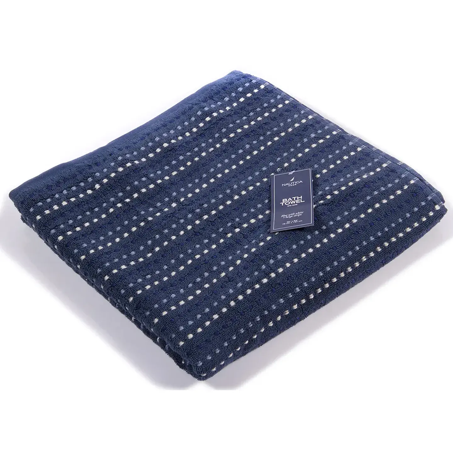 Toalla Baño Stripe Nautica 76 x 137 Azul 1