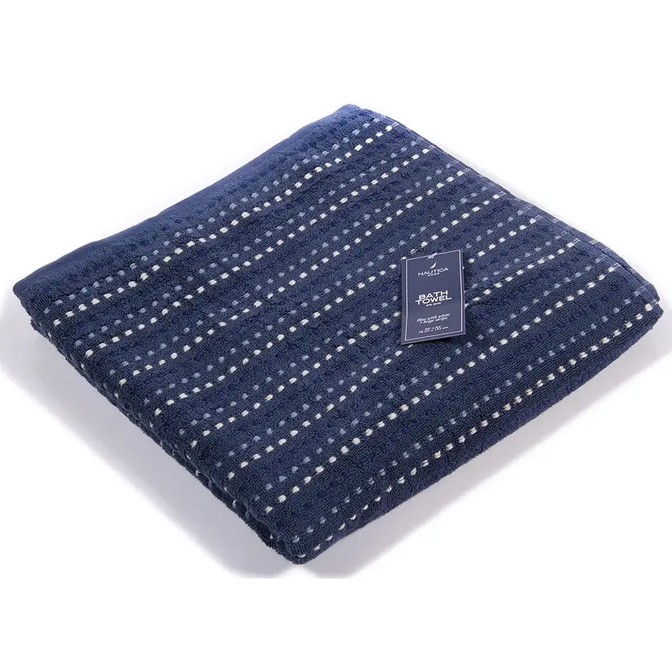 Toalla Baño Stripe Nautica 76 x 137 Azul 1
