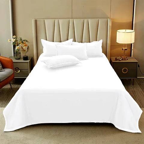 Sabanas Lisas Microfibra 3P. Nautica 1.5 Plazas Blanco