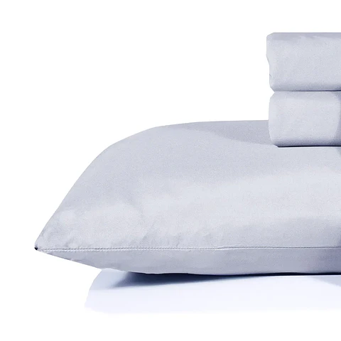 Sabanas Lisas Microfibra 4P. Nautica 2 Plazas , Gris